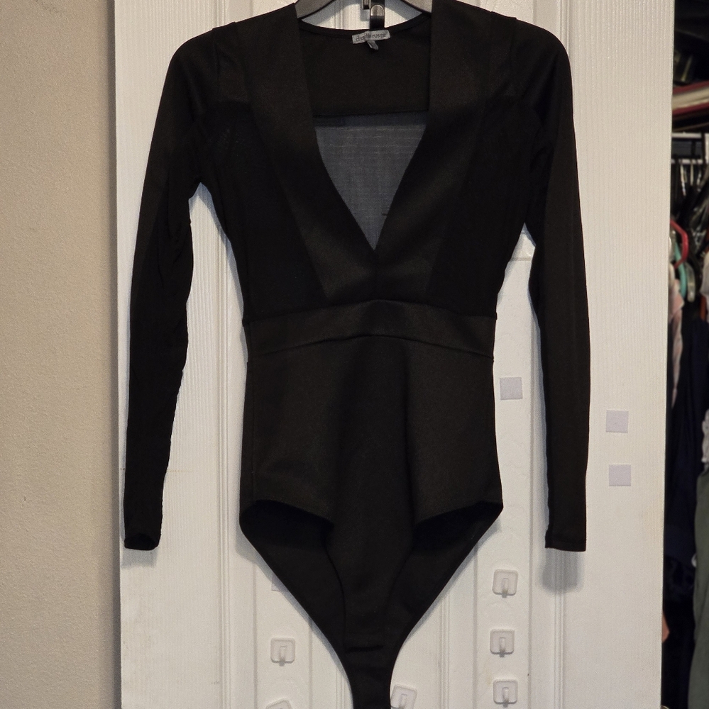 Charlotte Russe Bodysuit, Black, Small